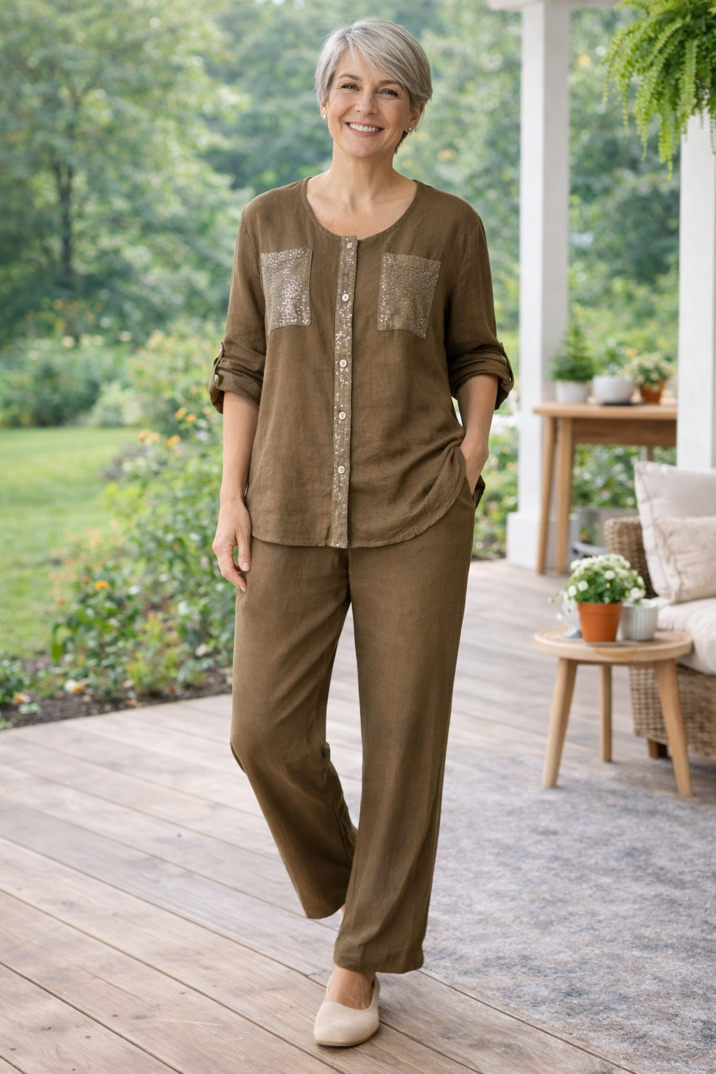 Alma| Conjunto de Duas Peças Refinado – Estilo Sem Esforço, Conforto o Dia Todo
