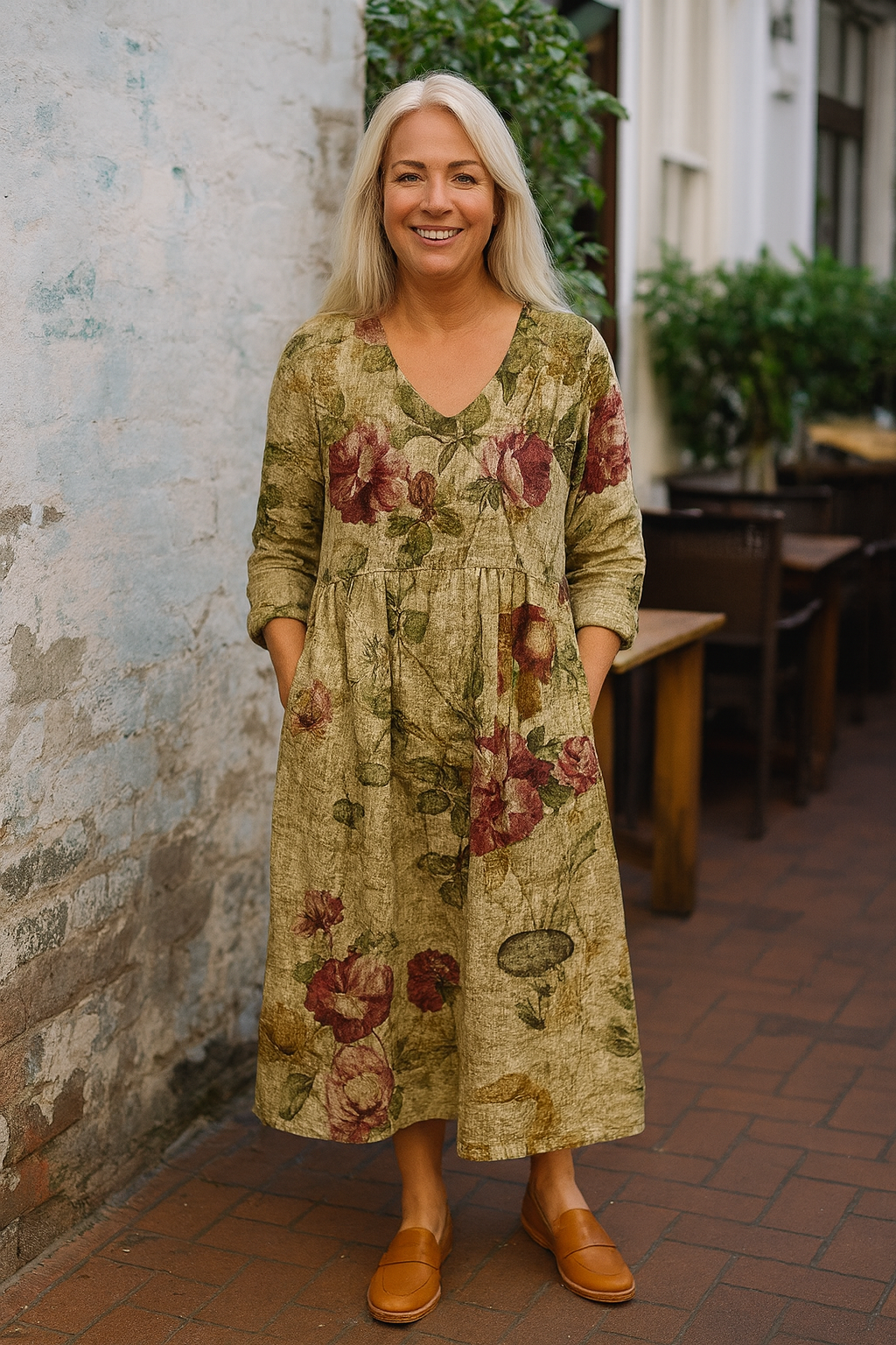 Noelia | Vestido Longo Confortável – Elegância Sem Esforço, Confiança o Dia Todo