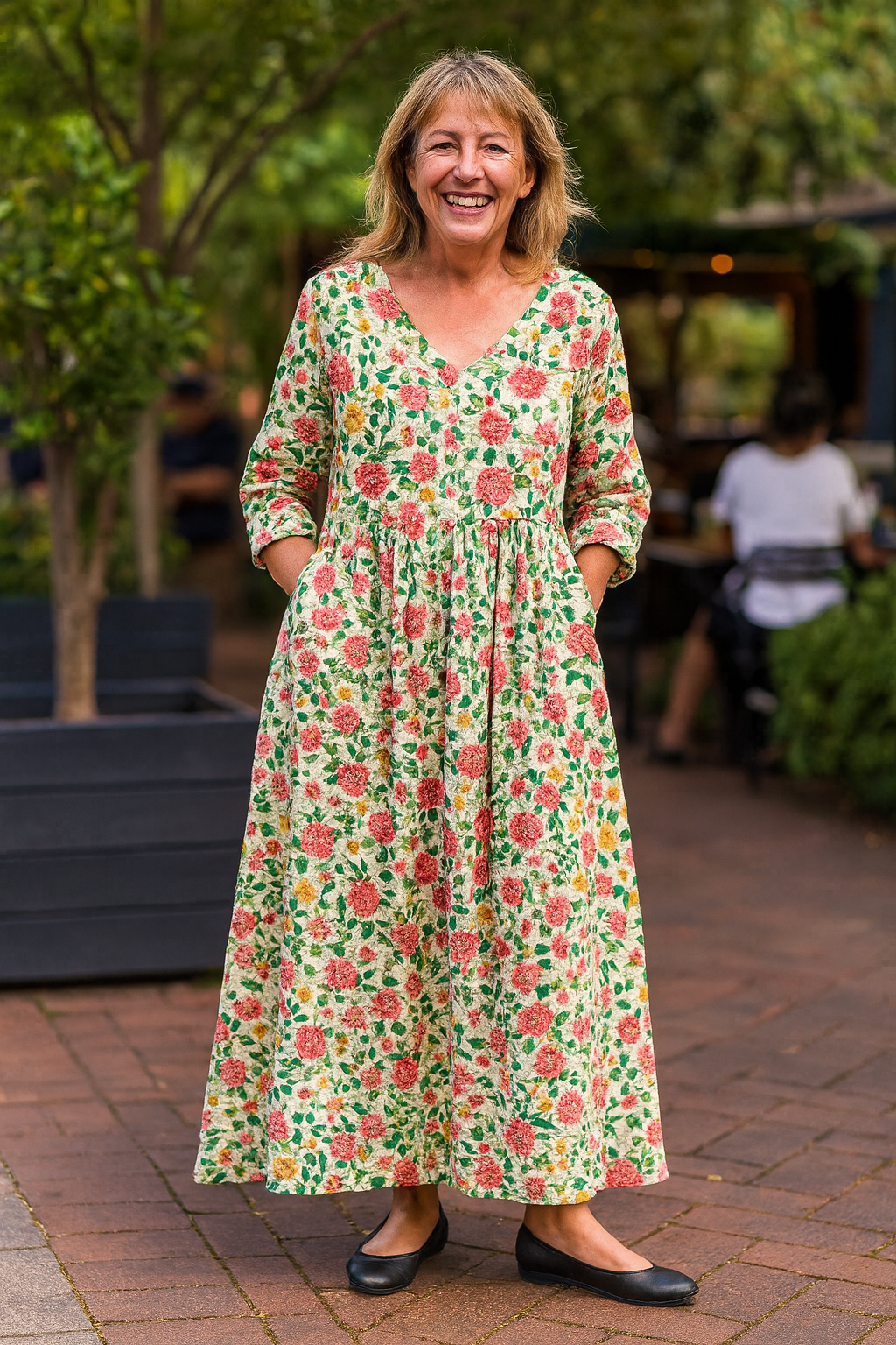 Noelia | Vestido Longo Confortável – Elegância Sem Esforço, Confiança o Dia Todo