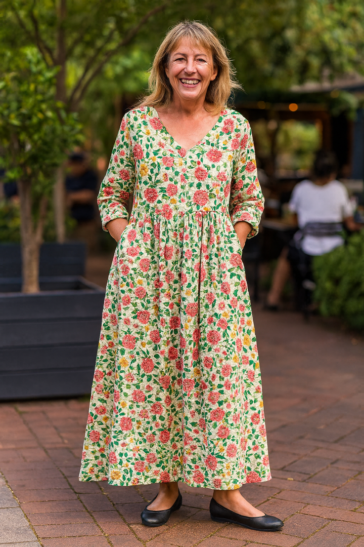 Noelia | Vestido Longo Confortável – Elegância Sem Esforço, Confiança o Dia Todo