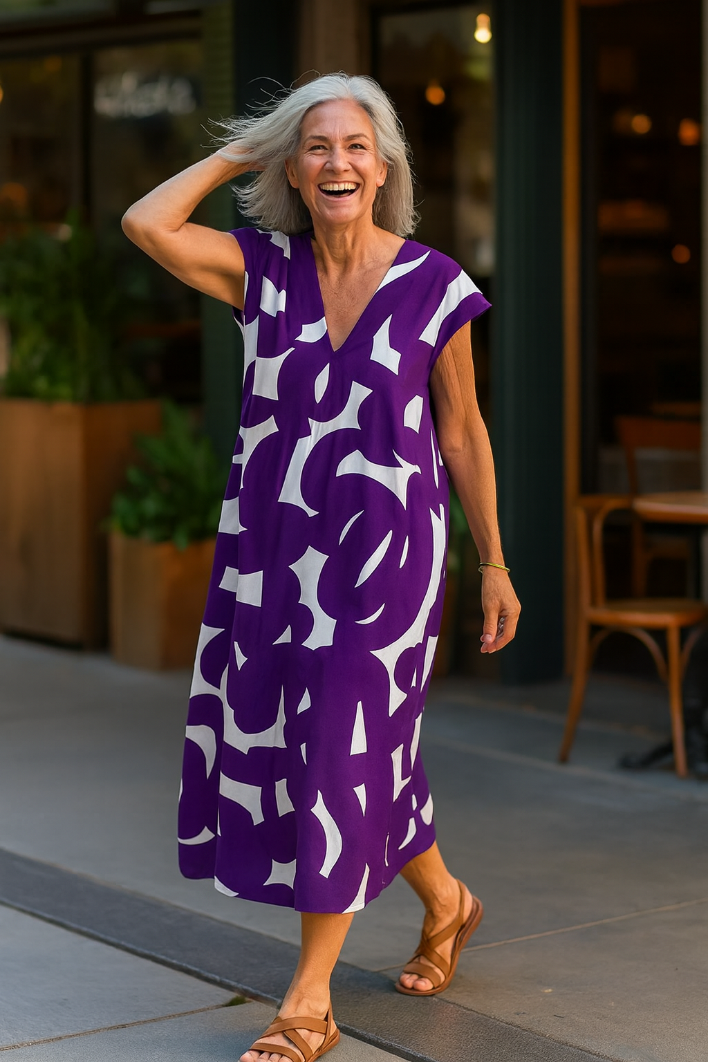 Corinne | Vestido Maxi Sofisticado – Caimento Que Valoriza com Cobertura para Barriga