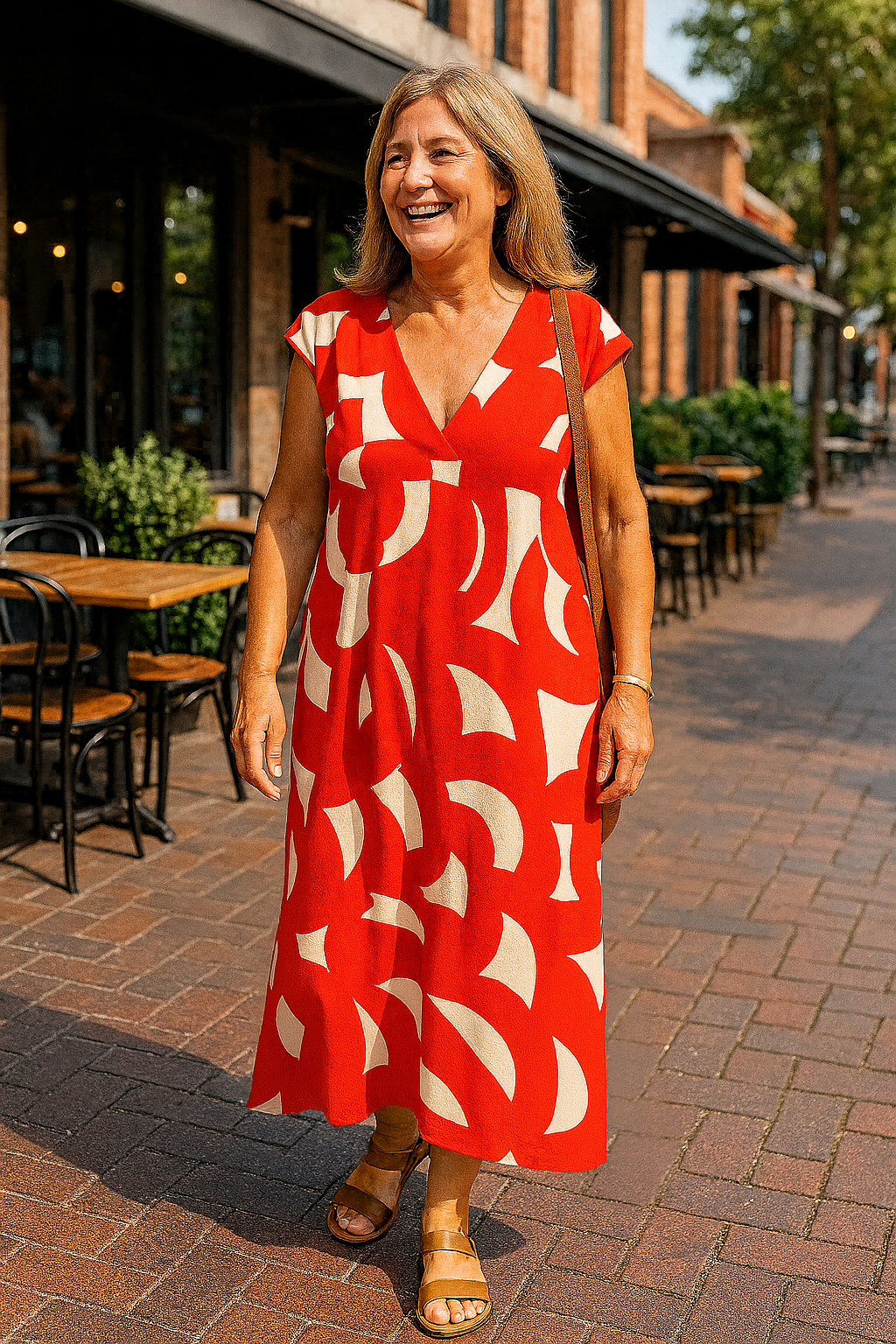 Corinne | Vestido Maxi Sofisticado – Caimento Que Valoriza com Cobertura para Barriga