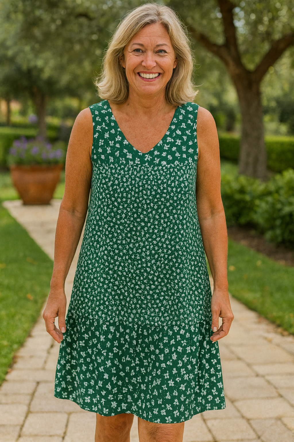 Lillian | Vestido Midi Flow – Onde Conforto Encontra Confiança