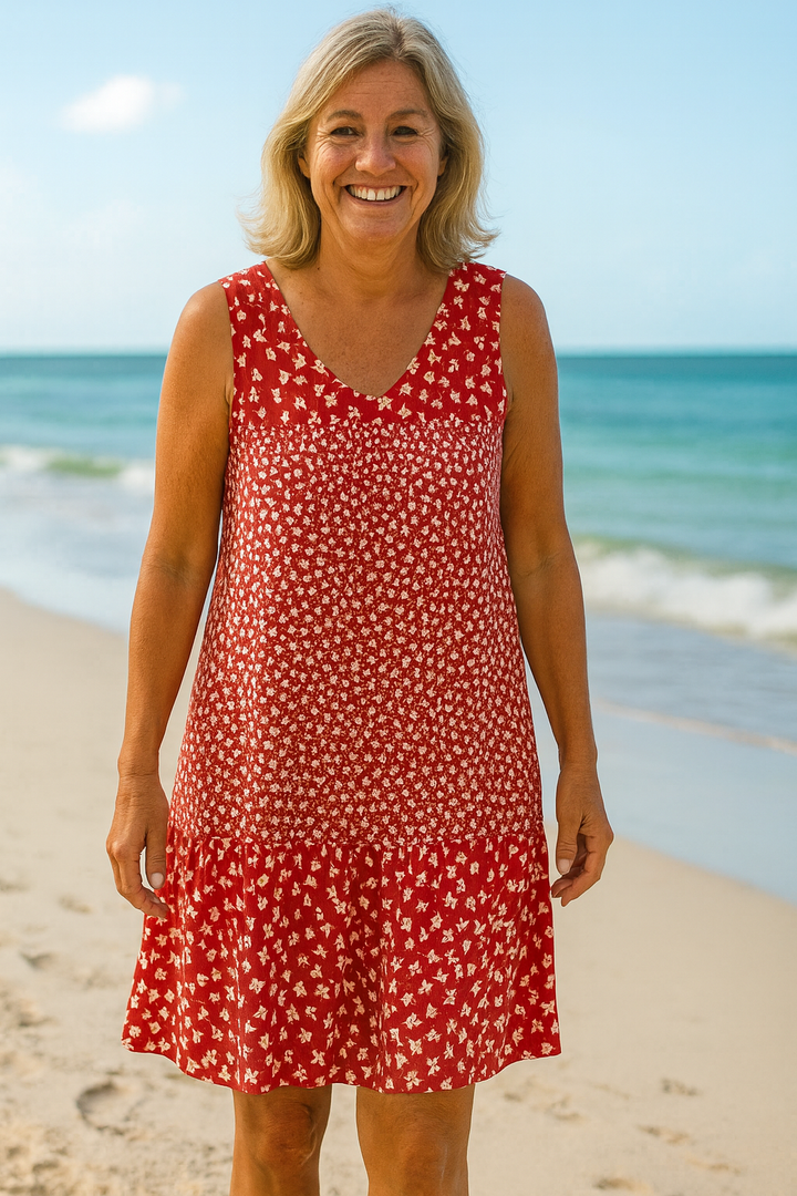 Lillian | Vestido Midi Flow – Onde Conforto Encontra Confiança