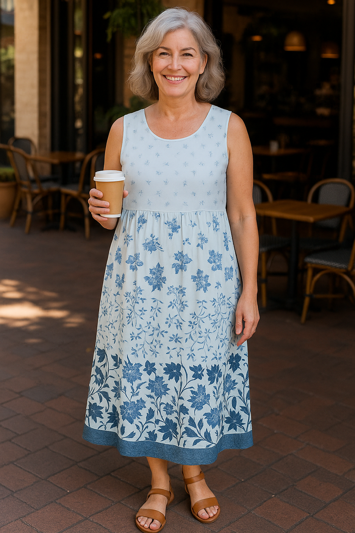 Evelane | Vestido Midi Flow - Onde Conforto Encontra Confiança