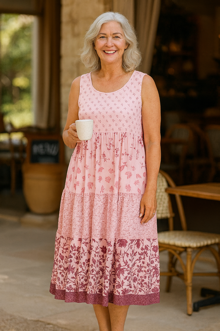 Evelane | Vestido Midi Flow - Onde Conforto Encontra Confiança