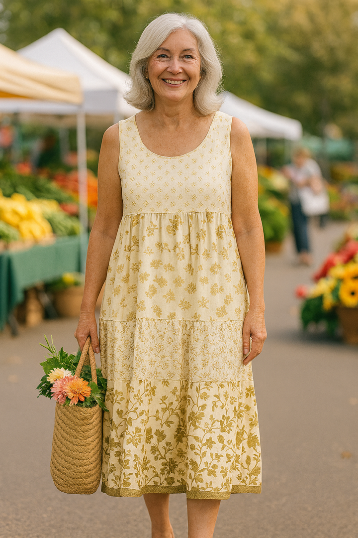 Evelane | Vestido Midi Flow - Onde Conforto Encontra Confiança