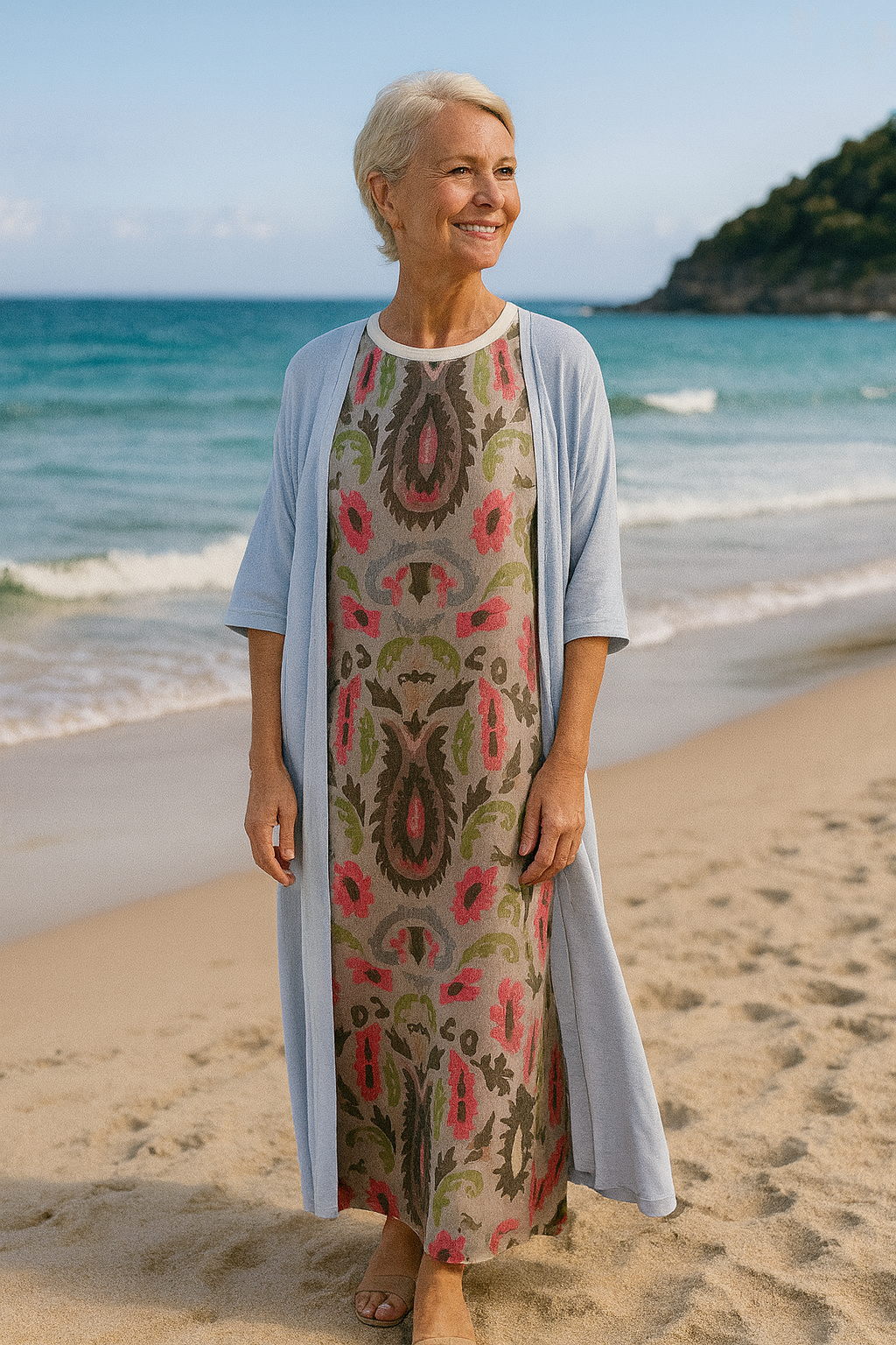 Taren | Conjunto de Vestido Fluido – Onde Conforto Encontra Confiança
