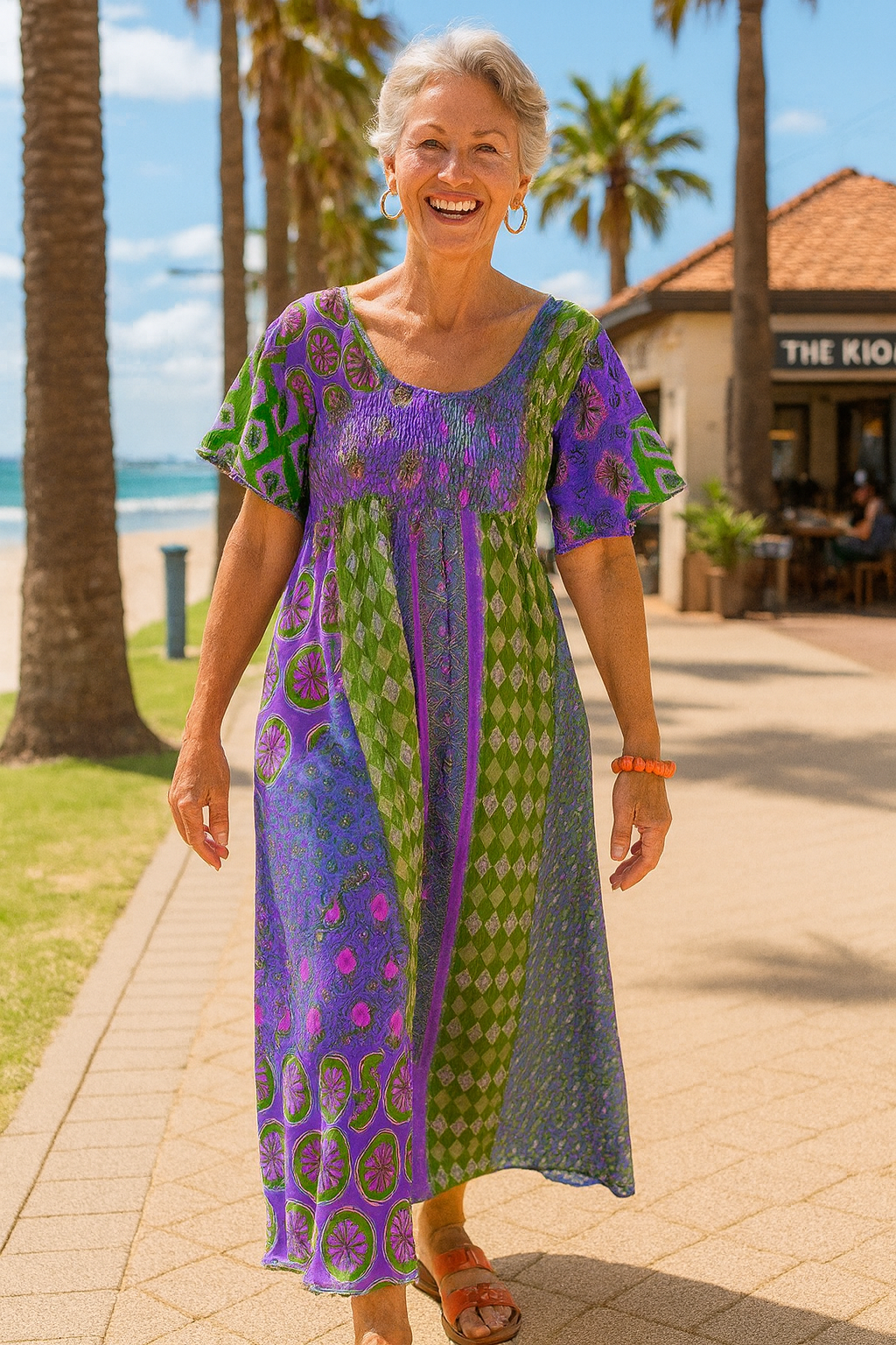 Althea| Vestido Longo Confortável – Facilidade que Valoriza para o Dia a Dia