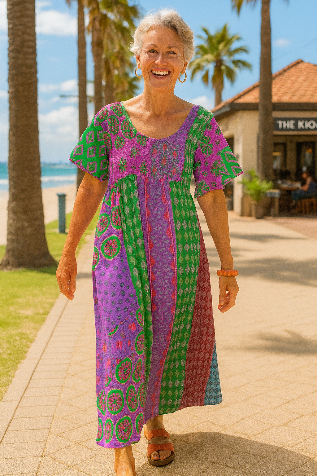 Althea| Vestido Longo Confortável – Facilidade que Valoriza para o Dia a Dia