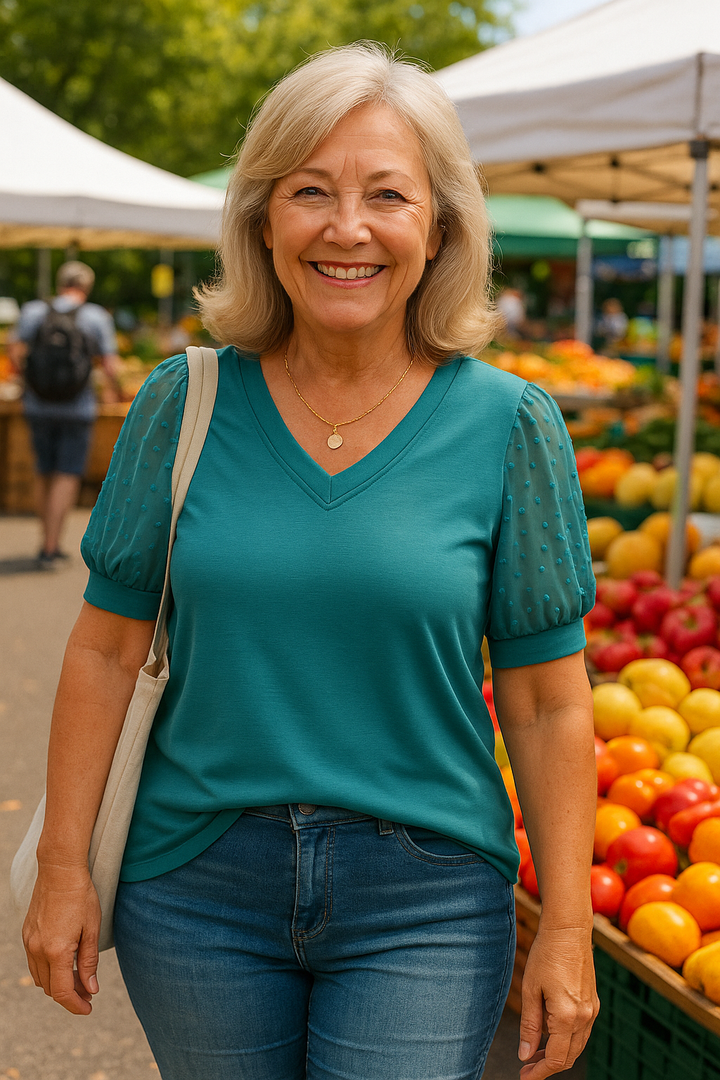 Grace | Blusa — Cobre Braços e Barriga, Valoriza Cada Curva