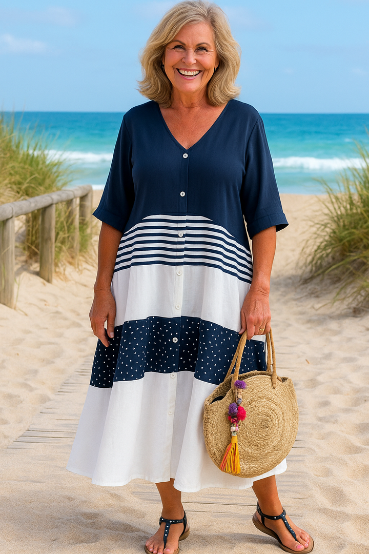 Alenya | Vestido Midi Everyday Grace – Conforto Sem Esforço, Confiança Atemporal