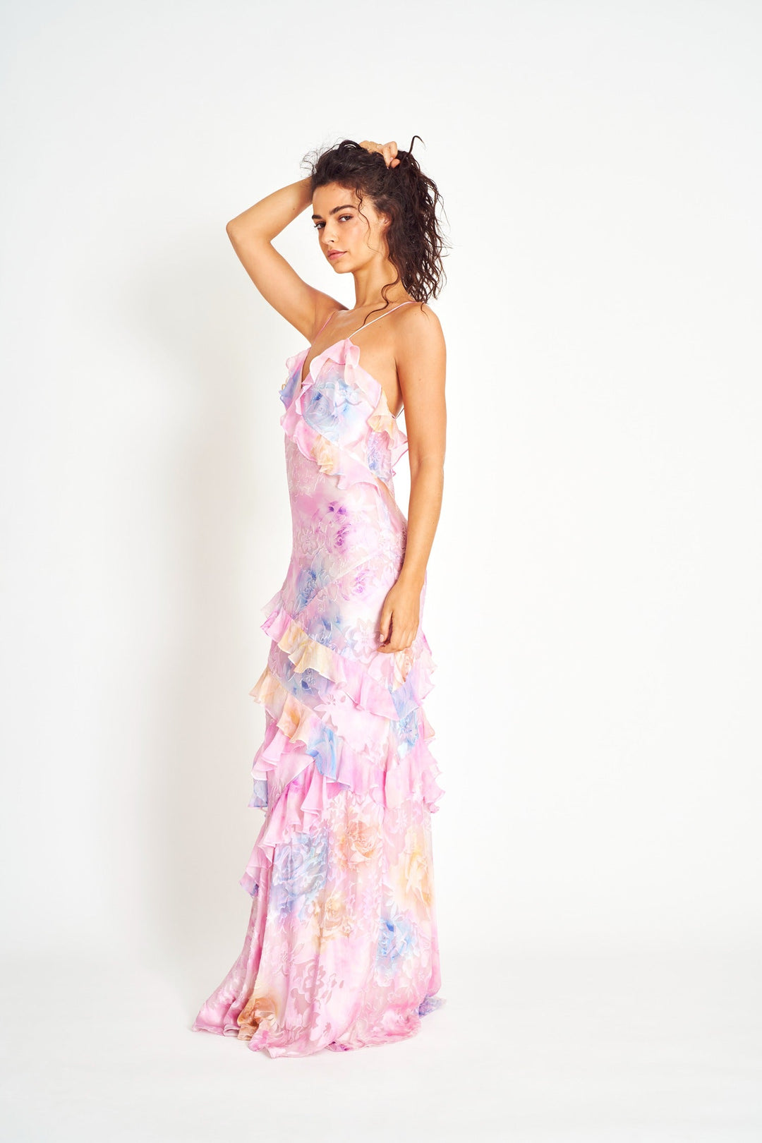 Darcel | Vestido Longo com Babados