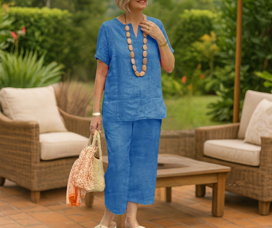 Serenah | Conjunto Confortável de Duas Peças – Elegância Sem Esforço para o Dia a Dia