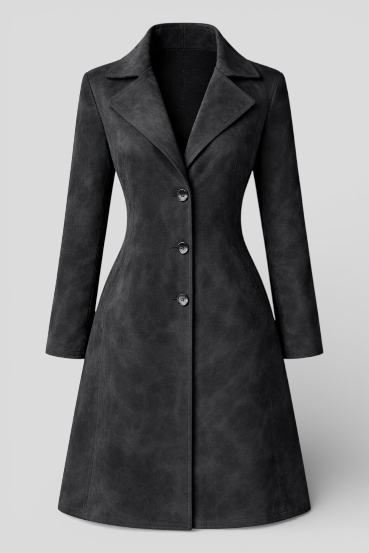 Teresa – Trench Coat Icônico e Atemporal com Silhueta que Valoriza a Figura