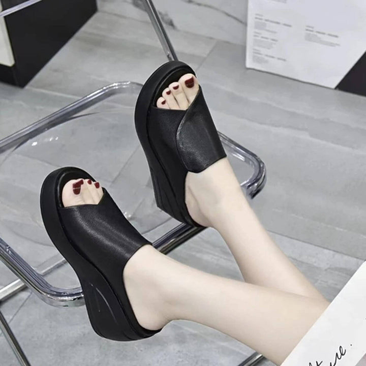Eliza – Sandálias Ortopédicas Anabela Slip-on