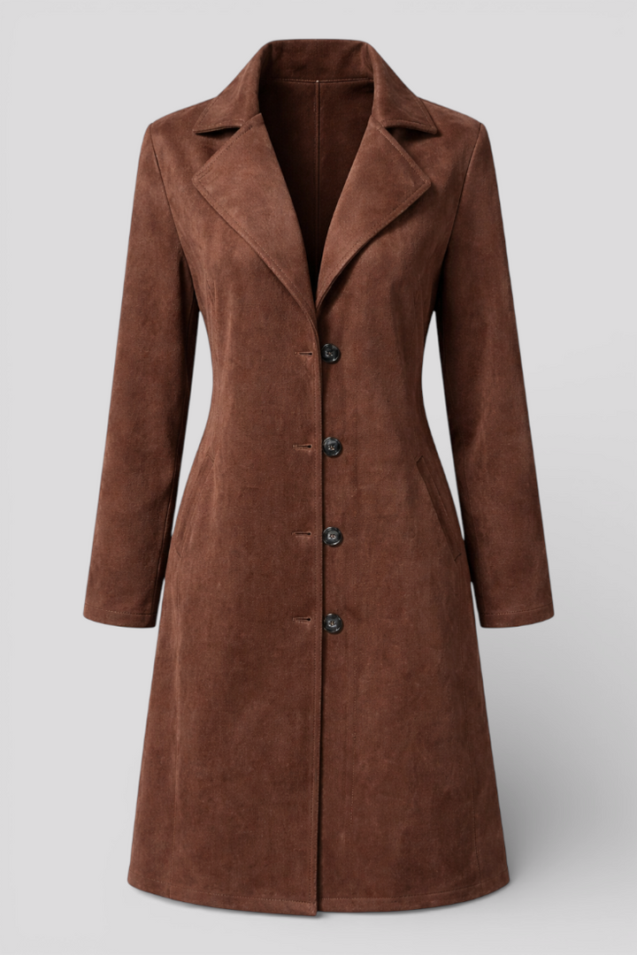 Teresa – Trench Coat Icônico e Atemporal com Silhueta que Valoriza a Figura