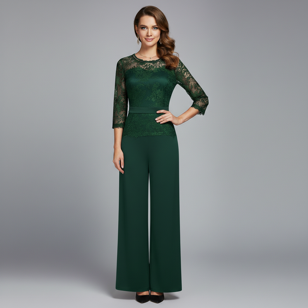 Macacão Elegante Diana | Macacão de Renda para Festa