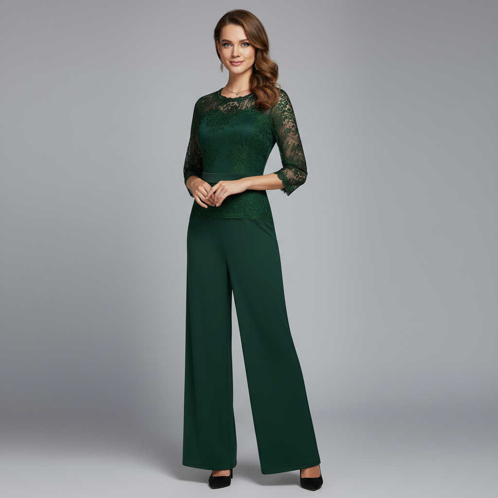 Macacão Elegante Diana | Macacão de Renda para Festa