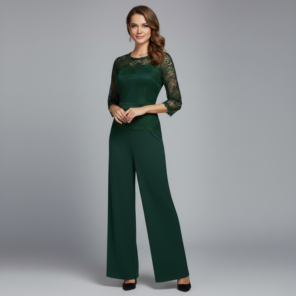 Macacão Elegante Diana | Macacão de Renda para Festa