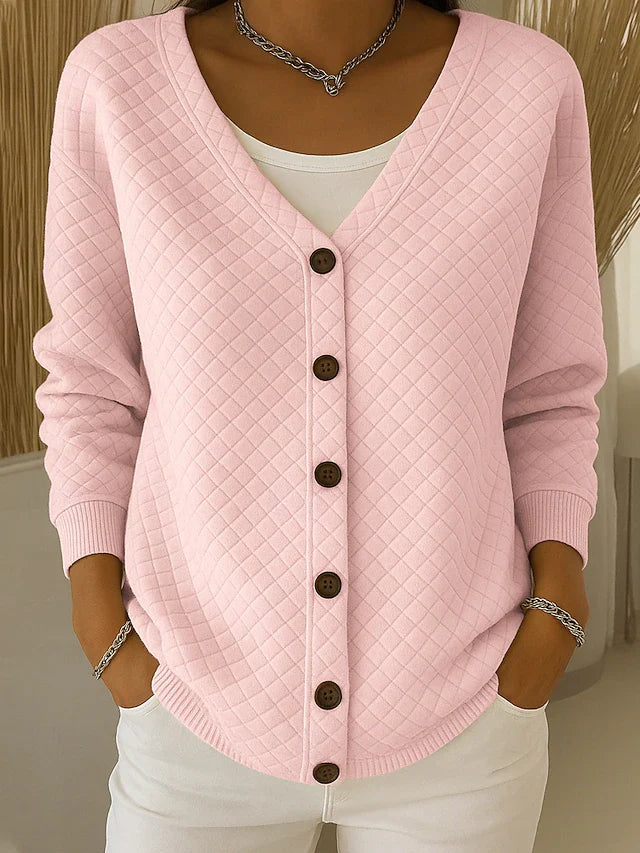 Karina | Textured Button Cardigan