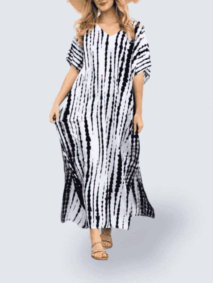 Joanna | Vestido Caftan Maxi Solto