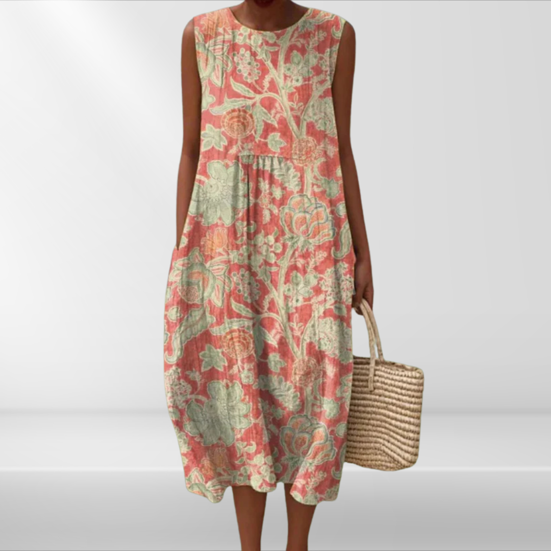 Raya - Vestido Midi para o Dia a Dia