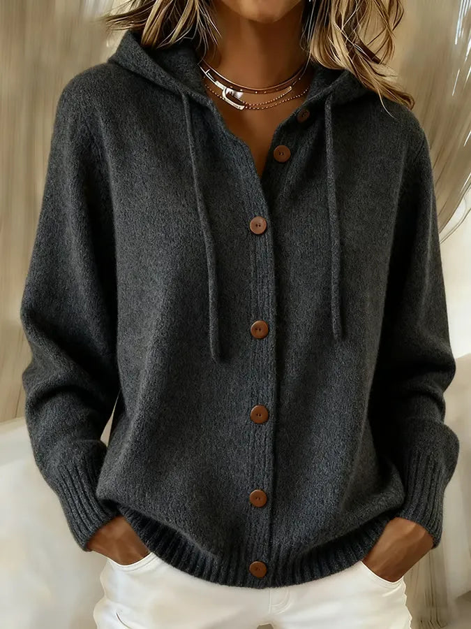 Melanie | Cozy Button Cardigan