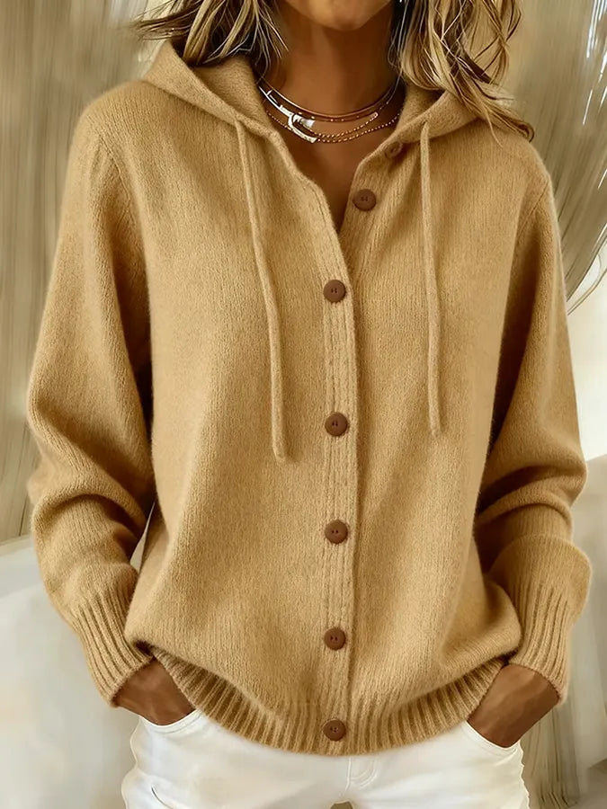 Melanie | Cozy Button Cardigan