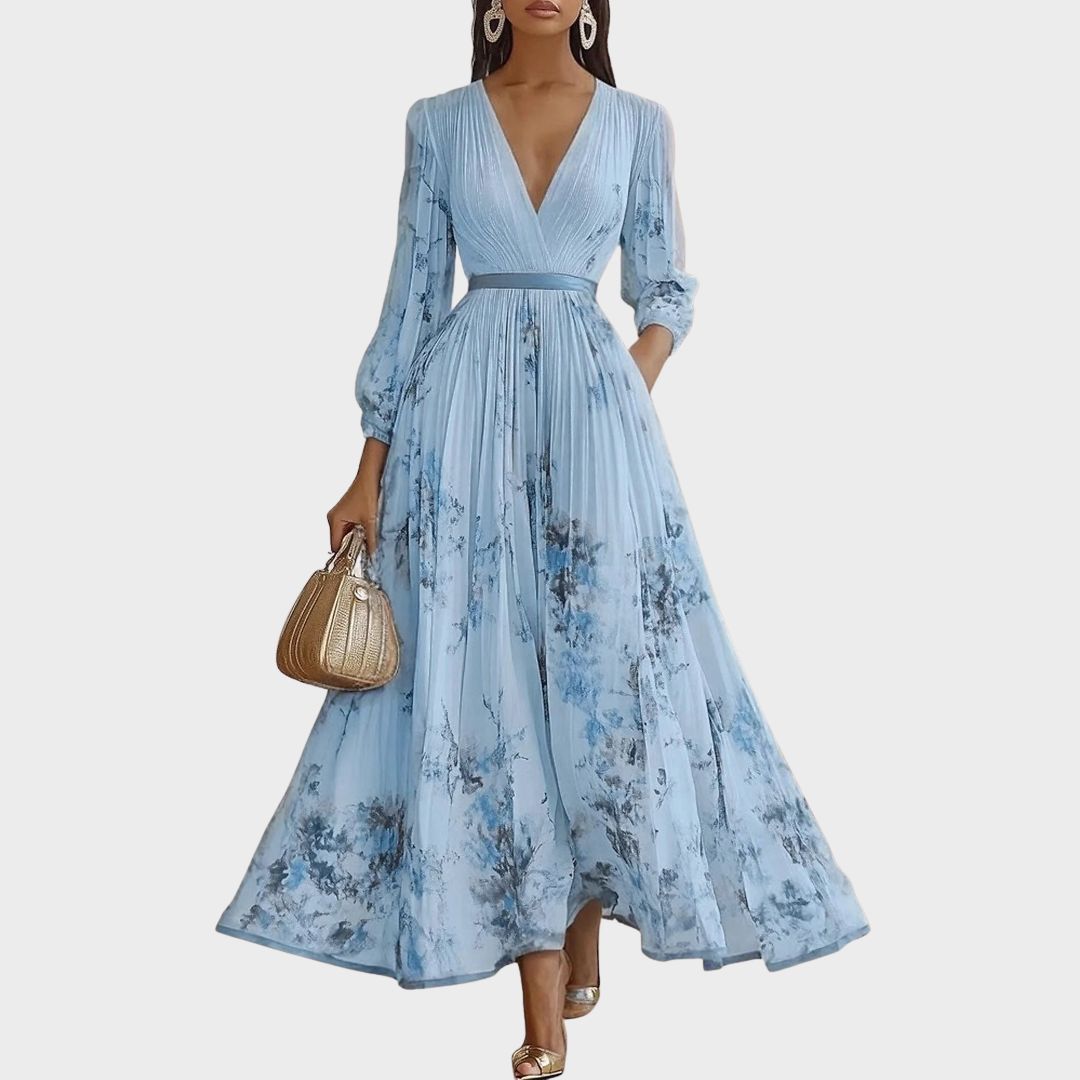 Rowella | Pleated Wedding Guest Dress