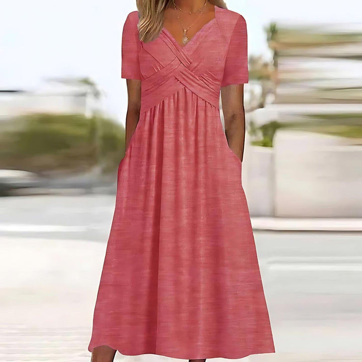 Carmen | Vestido Midi com Cobertura para Barriga