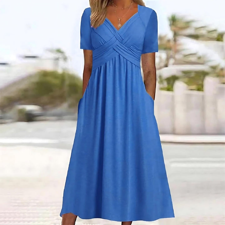 Carmen | Vestido Midi com Cobertura para Barriga