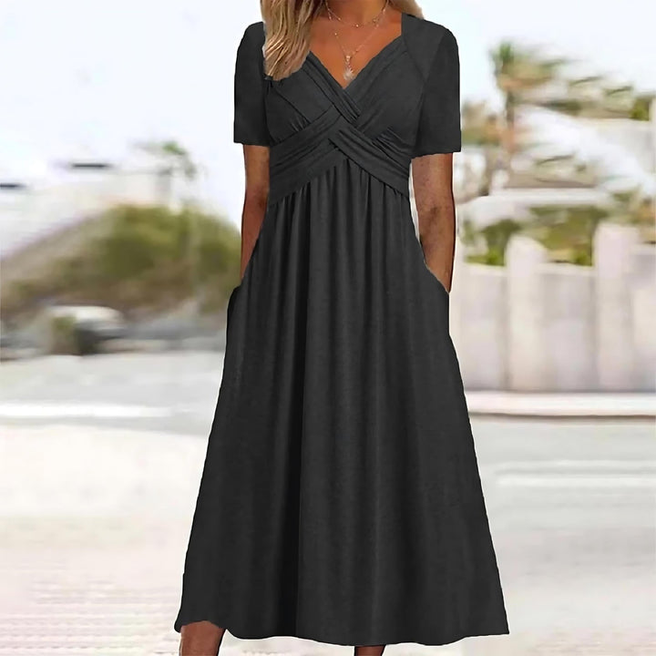 Carmen | Vestido Midi com Cobertura para Barriga