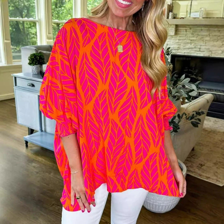 Risa | Blusa com Mangas Bufantes