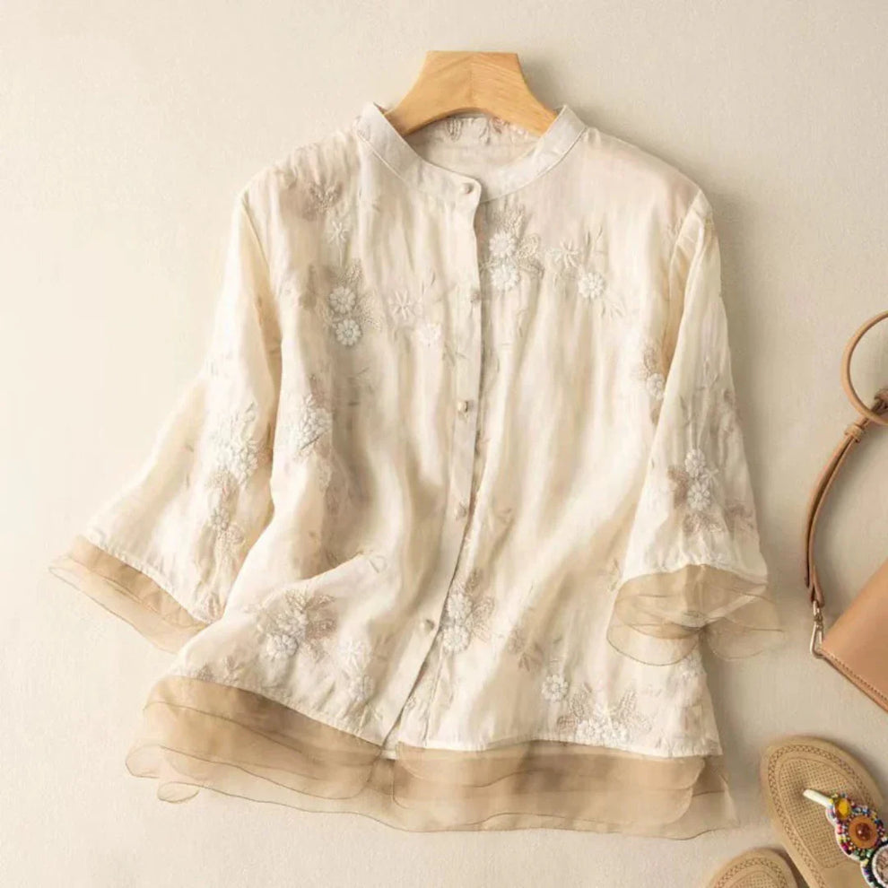 Nicole | Blusa de Algodão Leve