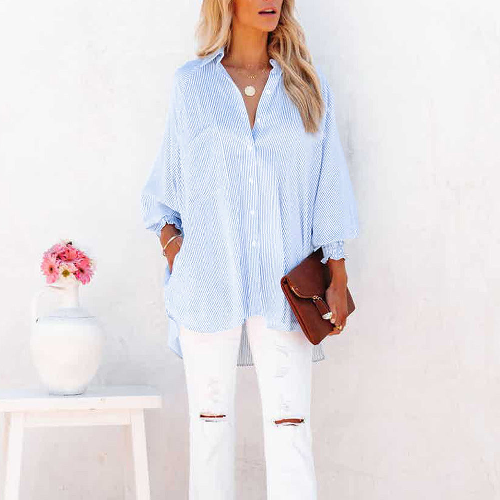 Maude – Camisa Casual de Ajuste Relaxado para o Dia a Dia