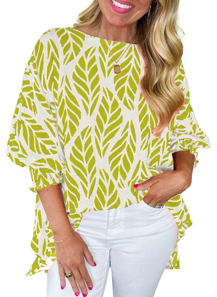 Risa | Blusa com Mangas Bufantes
