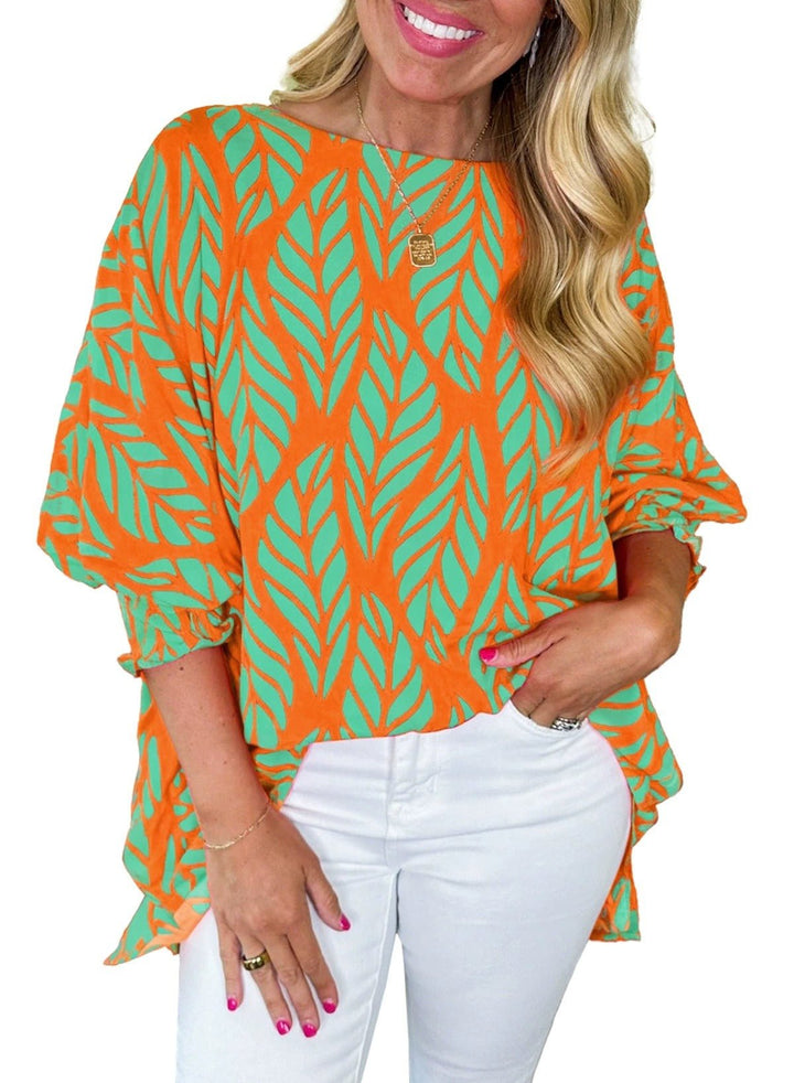 Risa | Blusa com Mangas Bufantes