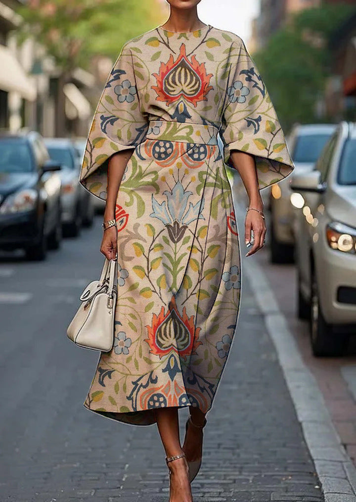 Melody | Vestido midi floral elegante