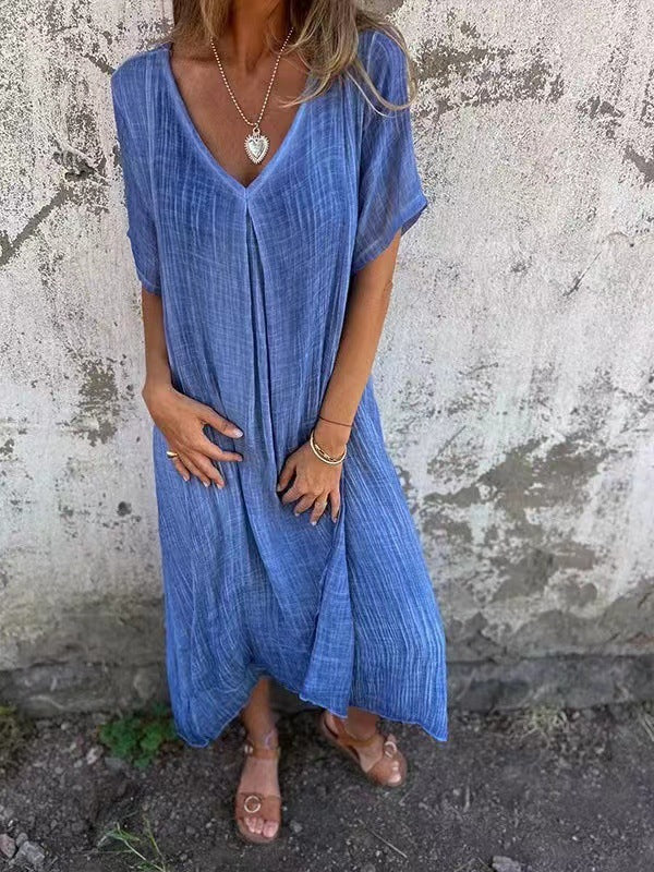 Amy | Tummy Coverage V-neck Dress