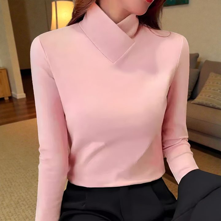 Margaret Comfort Turtleneck Top — Soft, Warm & Easy Fit