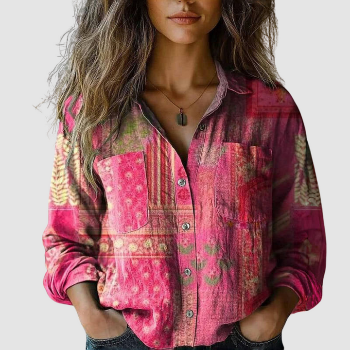 Morena | Blusa estampada vintage