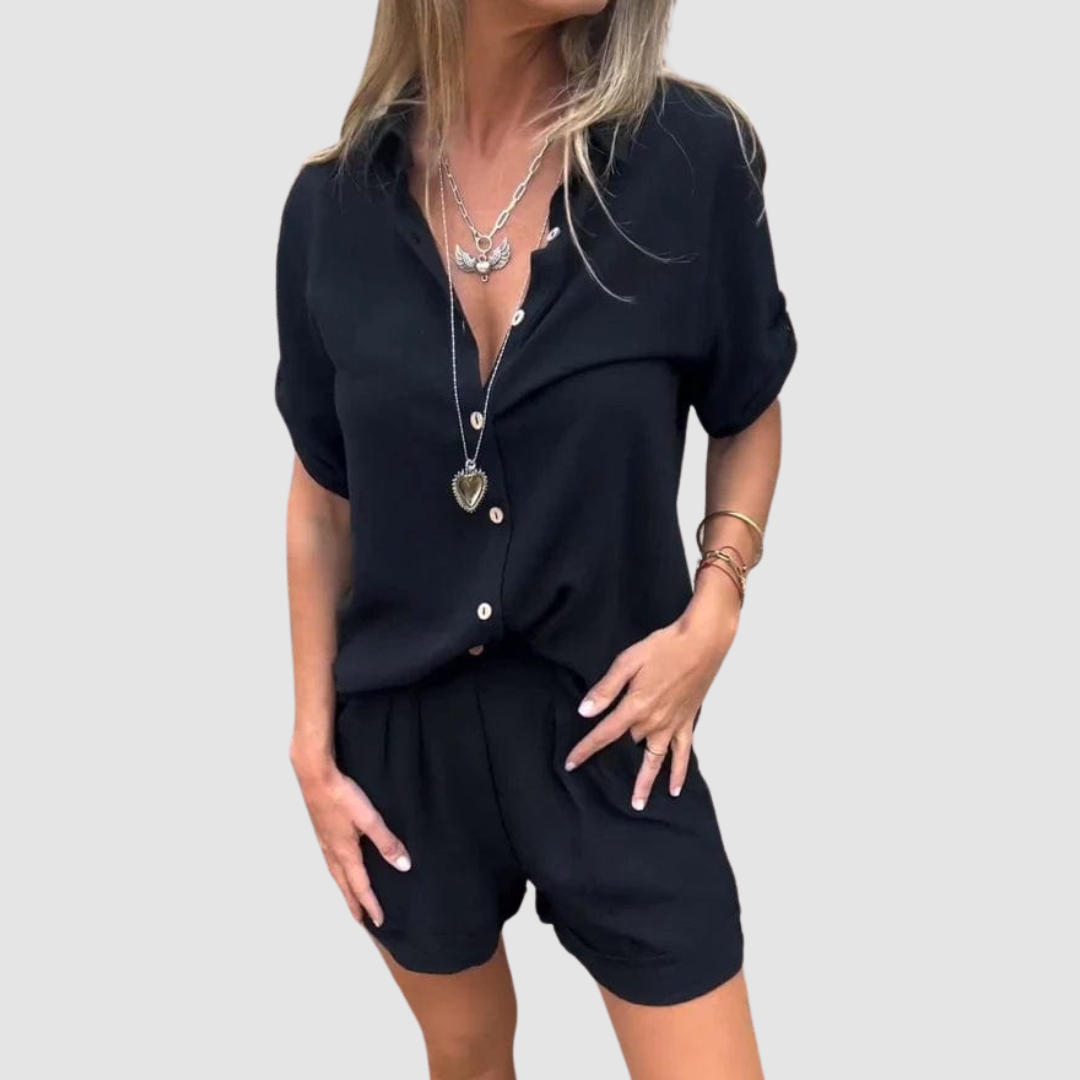 Conjunto Alba Summer | Blusa Leve e Calça Confortável