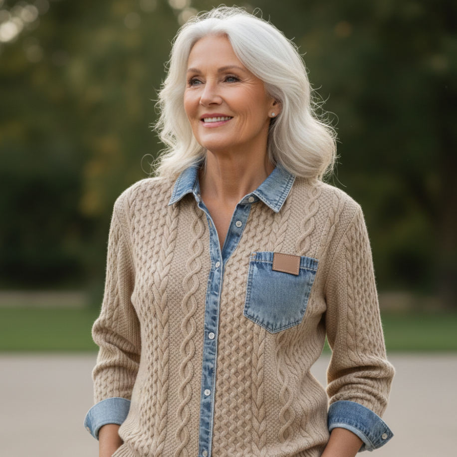 Helena - Denim - Comfortable & Timeless