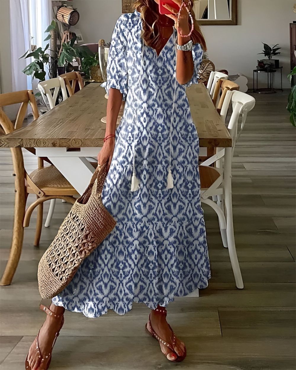 Celina | Boho Tummy Coverage Dress