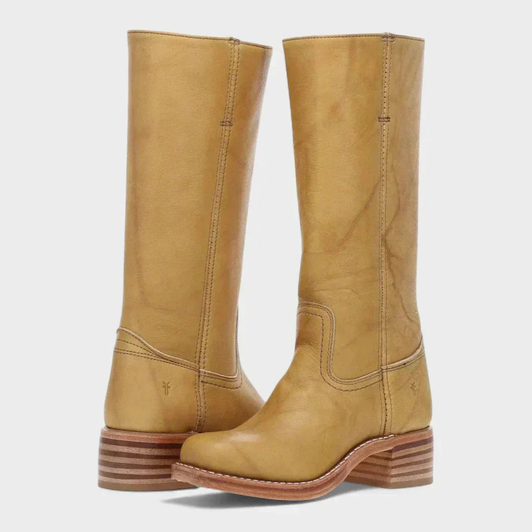 Liah | Women's Retro Comfort Boots, Non-Slip Padded Boots for Casual and Dressy Outfits