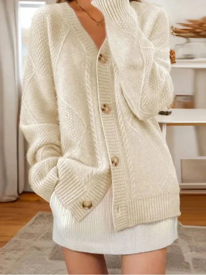 Rachel Cable-Knit Cardigan