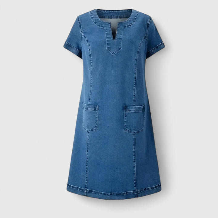 Christine | Vestido Denim Elegante