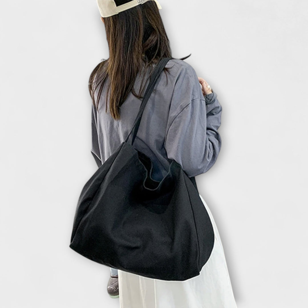 Olivia - Bolsa Shopper Grande de Lona de Alta Qualidade