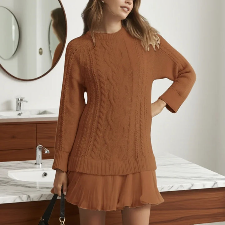 Eira | Vestido Clássico de Suéter